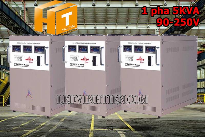 ứng dụng của ổn áp Robot Classy 1 pha 5KVA loại tốt