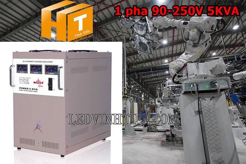ứng dụng của ổn áp Robot Classy 1 pha 5KVA chiết khấu cao