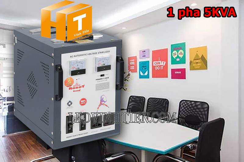 ứng dụng của ổn áp Robot Grand 1 pha 5KVA loại tốt