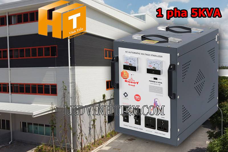 ứng dụng của ổn áp Robot Grand 1 pha 5KVA tại vĩnh tiến