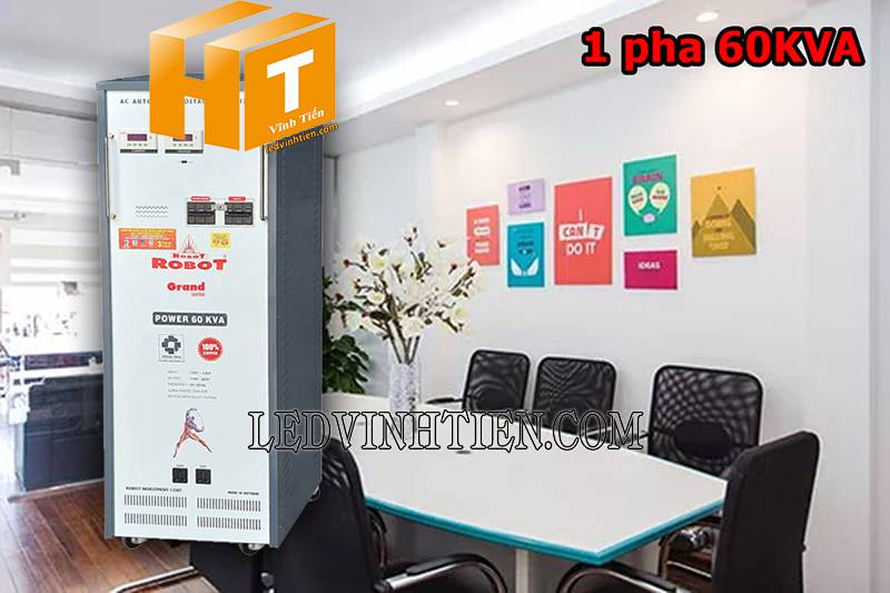 ứng dụng của ổn áp Robot Grand 1 pha 60KVA tại vĩnh tiến