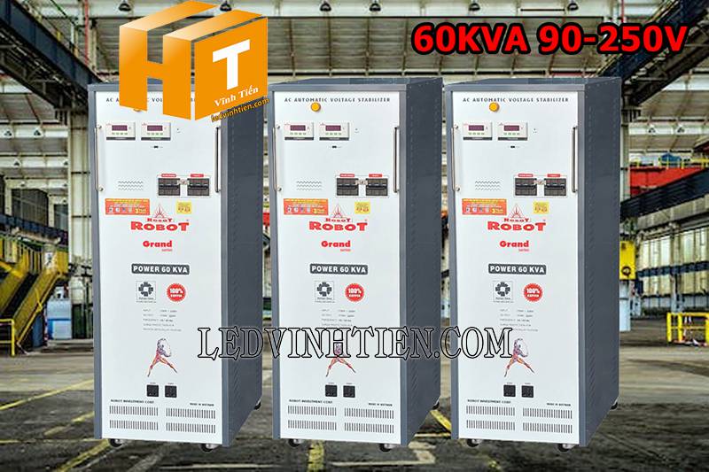 ứng dụng của ổn áp Robot Grand 1 pha 60KVA loại tốt