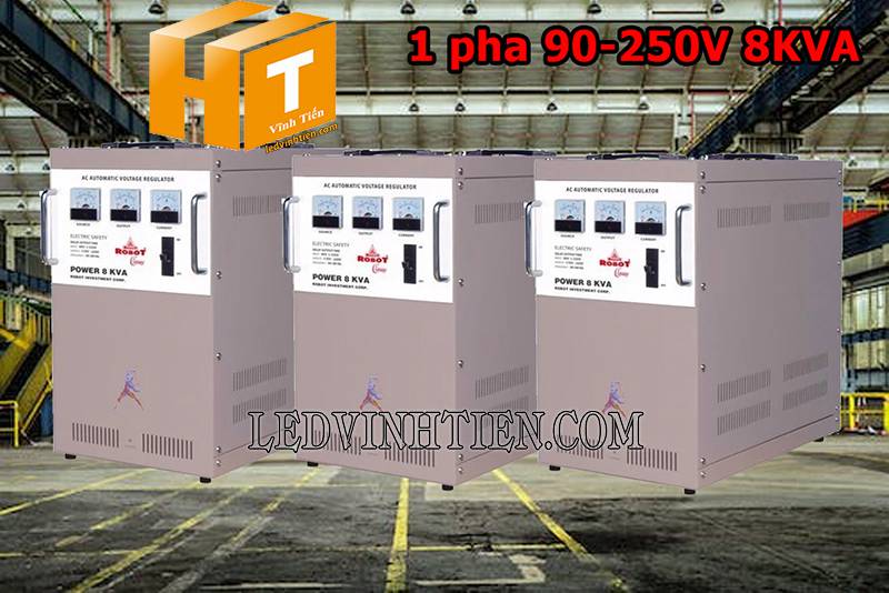 ứng dụng của ổn áp Robot Classy 1 pha 8KVA giá rẻ