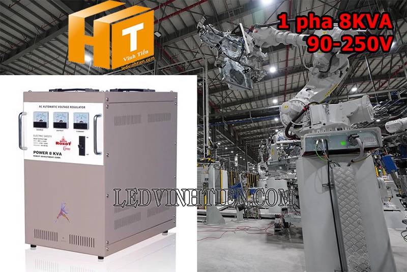 ứng dụng của ổn áp Robot Classy 1 pha 8KVA loại tốt