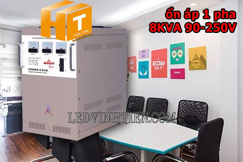 ứng dụng của ổn áp Robot Classy 1 pha 8KVA chất lượng cao