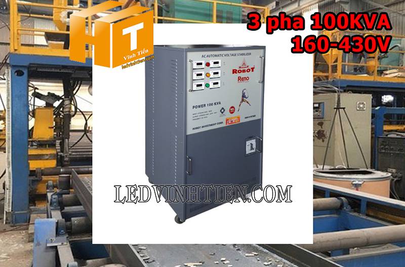 ứng dụng của ổn áp Robot Reno 3 pha 100KVA dùng cho nhà máy