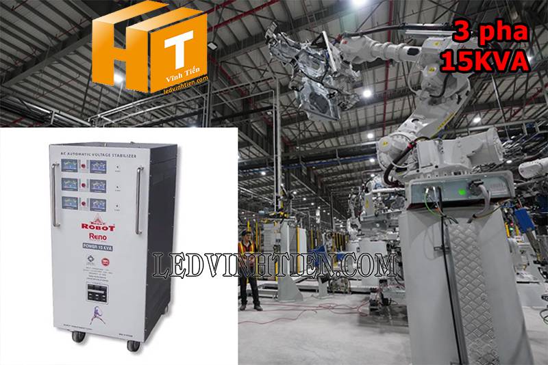 ứng dụng của ổn áp Robot Reno 3 pha 15KVA loại tốt