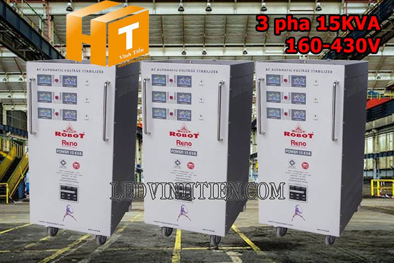 ứng dụng của ổn áp Robot Reno 3 pha 15KVA giá rẻ tại vĩnh tiến