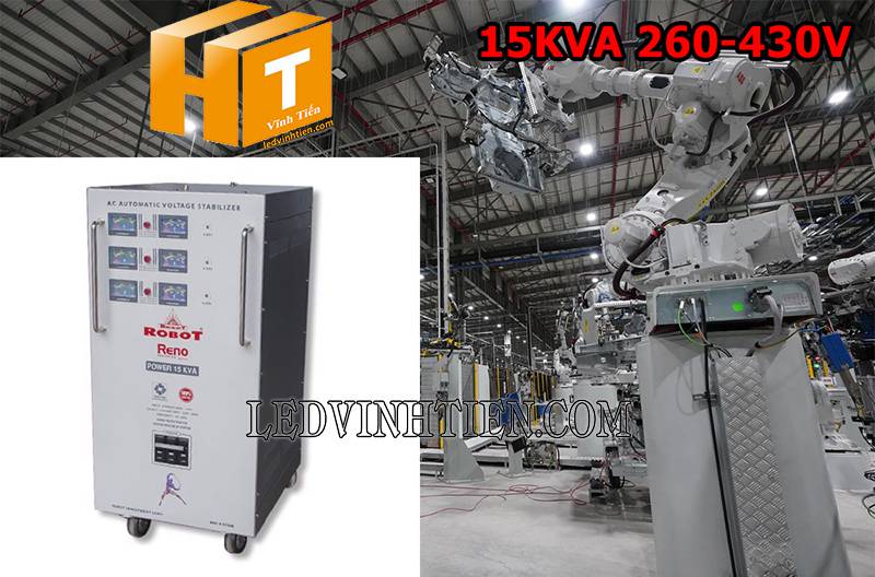 ứng dụng của ổn áp Robot Reno 3 pha 15KVA loại tốt