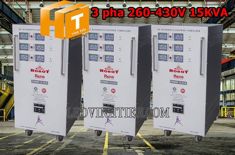 ứng dụng của ổn áp Robot Reno 3 pha 15KVA chiết khấu cao
