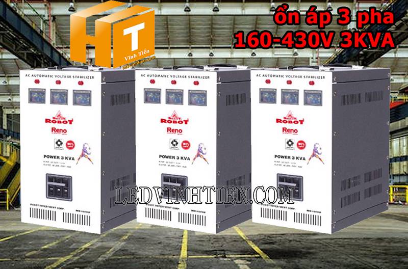 ứng dụng của ổn áp Robot Reno 3 pha 3KVA chiết khấu cao