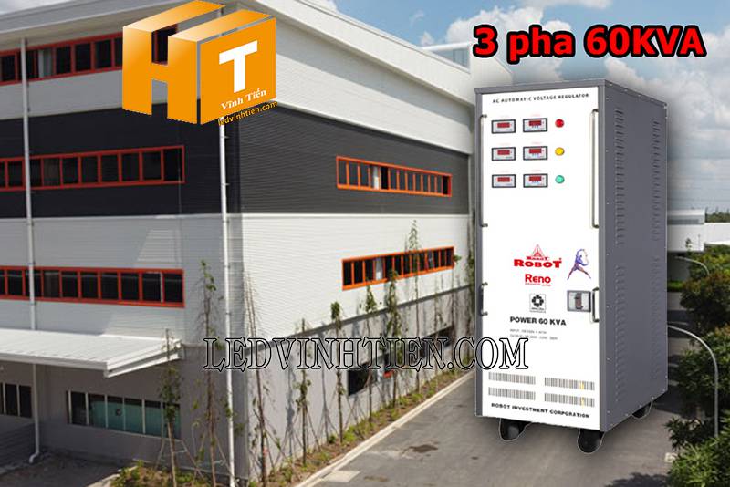 ứng dụng của ổn áp Robot Reno 3 pha 60KVA