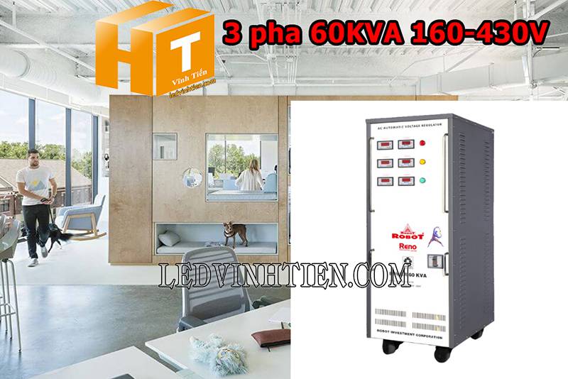 ứng dụng của ổn áp Robot Reno 3 pha 60KVA giá rẻ