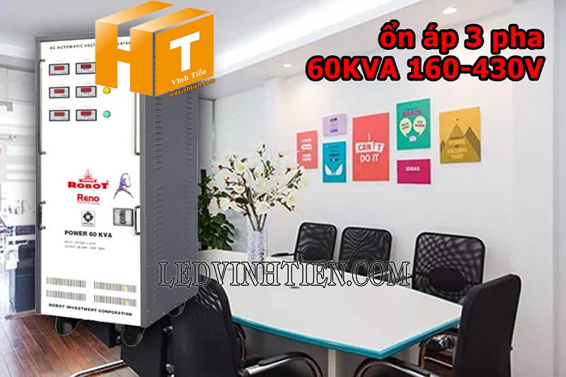 ứng dụng của ổn áp Robot Reno 3 pha 60KVA loại tốt