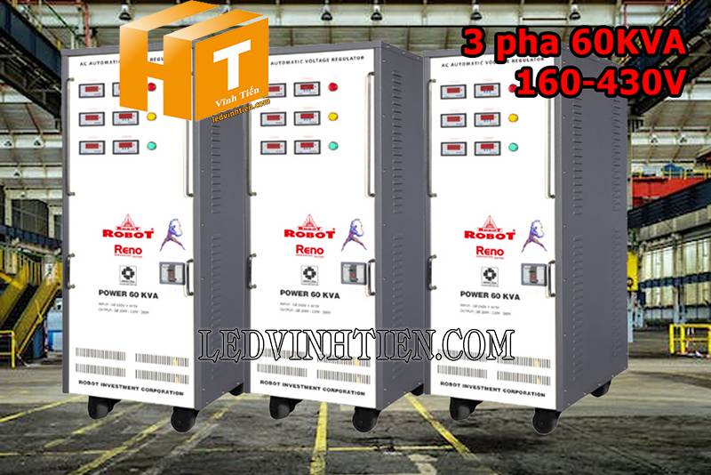 ứng dụng của ổn áp Robot Reno 3 pha 60KVA chính hãng