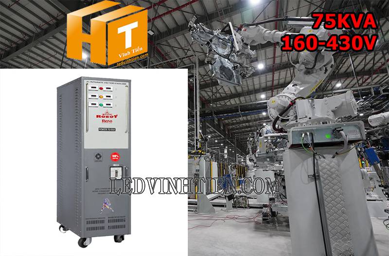 ứng dụng của ổn áp Robot Reno 3 pha 75KVA tại vĩnh tiến