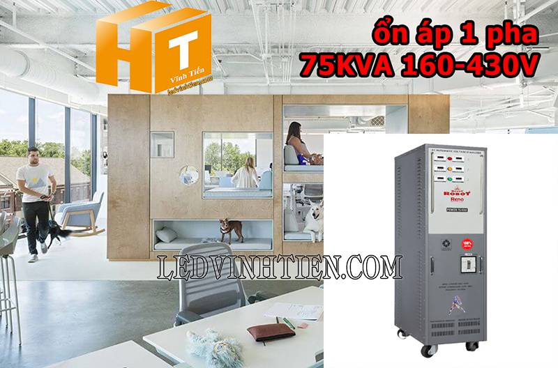 ứng dụng của ổn áp Robot Reno 3 pha 75KVA chính hãng
