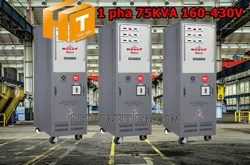 ứng dụng của ổn áp Robot Reno 3 pha 75KVA chiết khấu cao tại vĩnh tiến