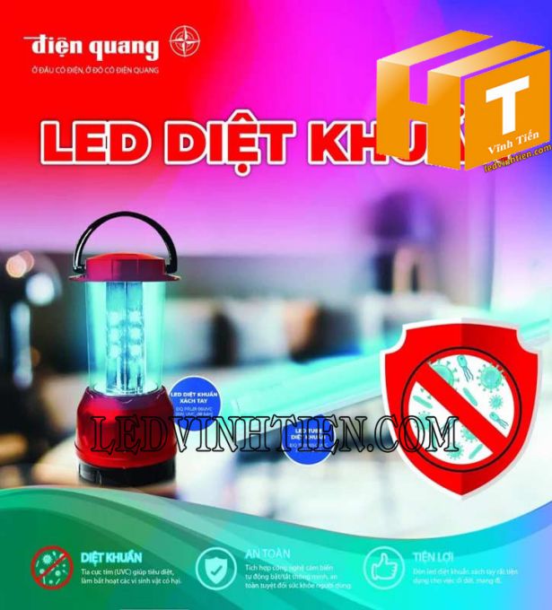 Đèn led diệt khuẩn PRL01 06UVC Điện Quang