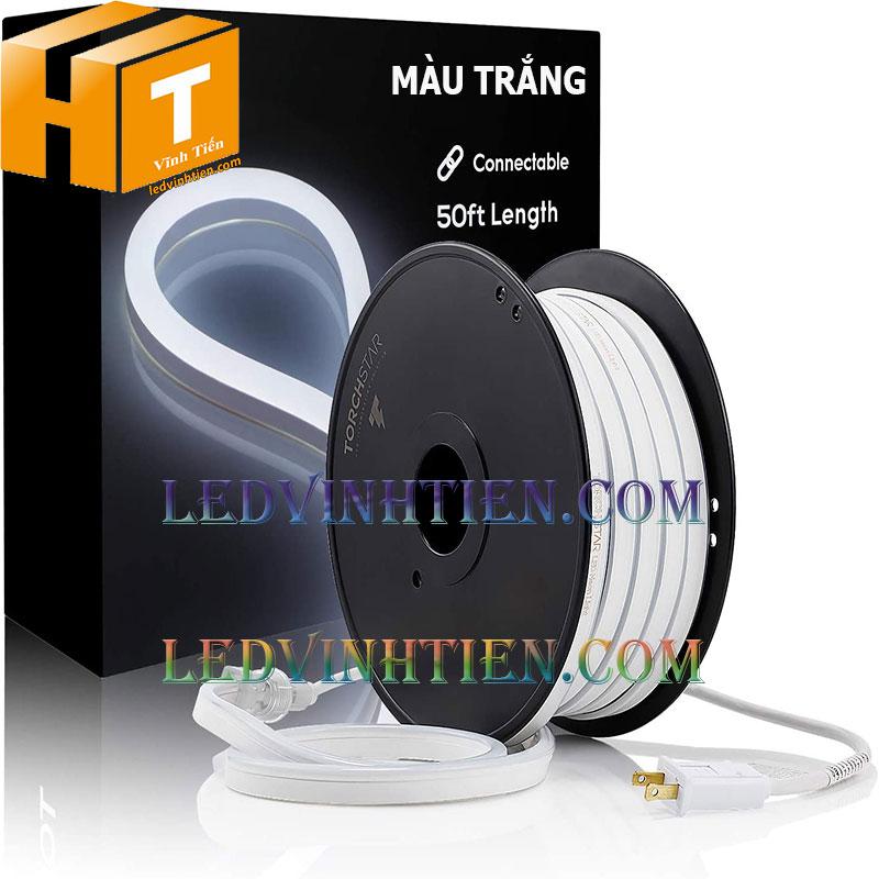 Led neon 12v 50m màu trắng