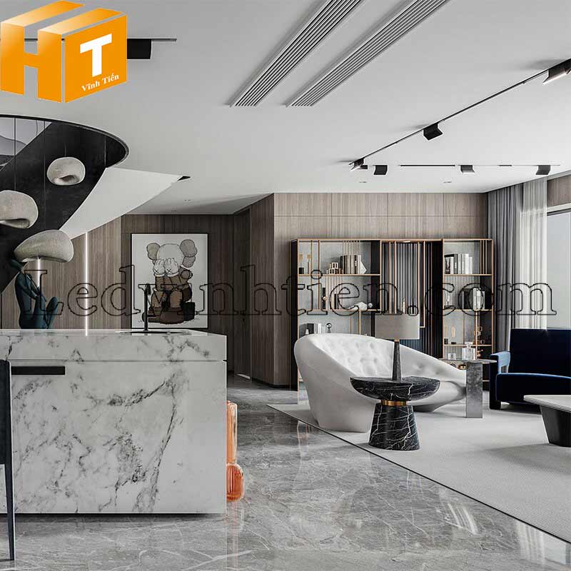 Đèn led thanh ray nam châm siêu sáng