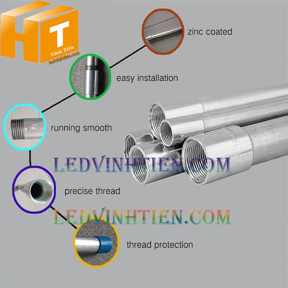 Phân phối sỉ ống thép luồn dây điện IMC tại phú yên