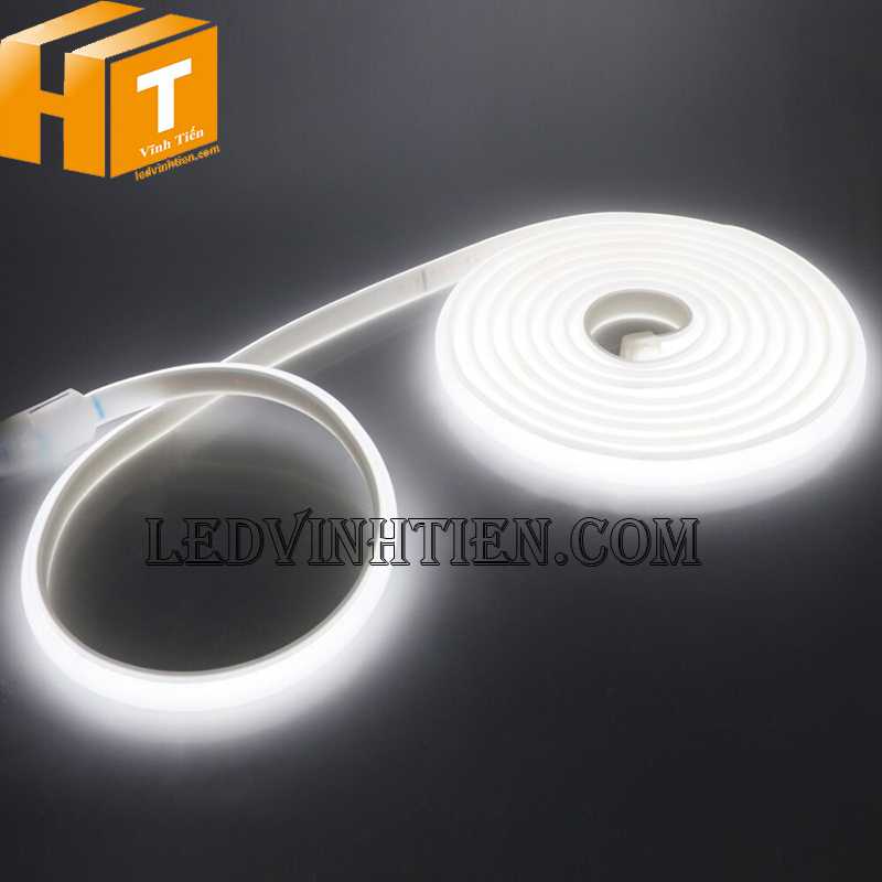 Đèn led dây dẻo COB 220V ánh sáng trắng, cuộn 100m giá rẻ, loại tốt