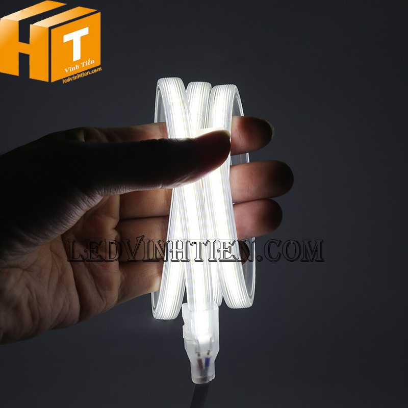 Đèn led dây COB 220V, độ dài 100m, ánh sáng trắng, loại tốt, giá rẻ, hàng chính hãng Vĩnh Tiến
