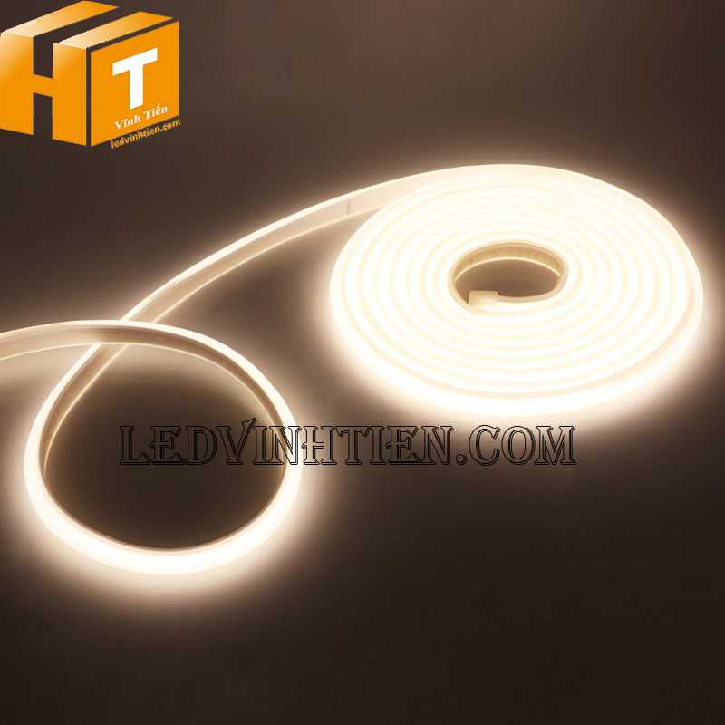 Đèn led dây COB 220V ánh sáng vàng nắng