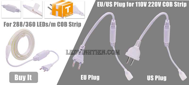 Đèn led dây COB 220V