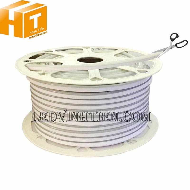 Đèn led dây neon Flex RGB 220V cuộn 100m 