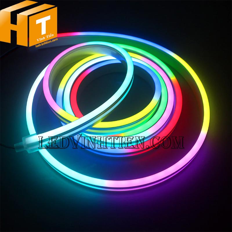 Đèn LED dây neon Flex 220V cuộn 100m đủ màu loại tốt