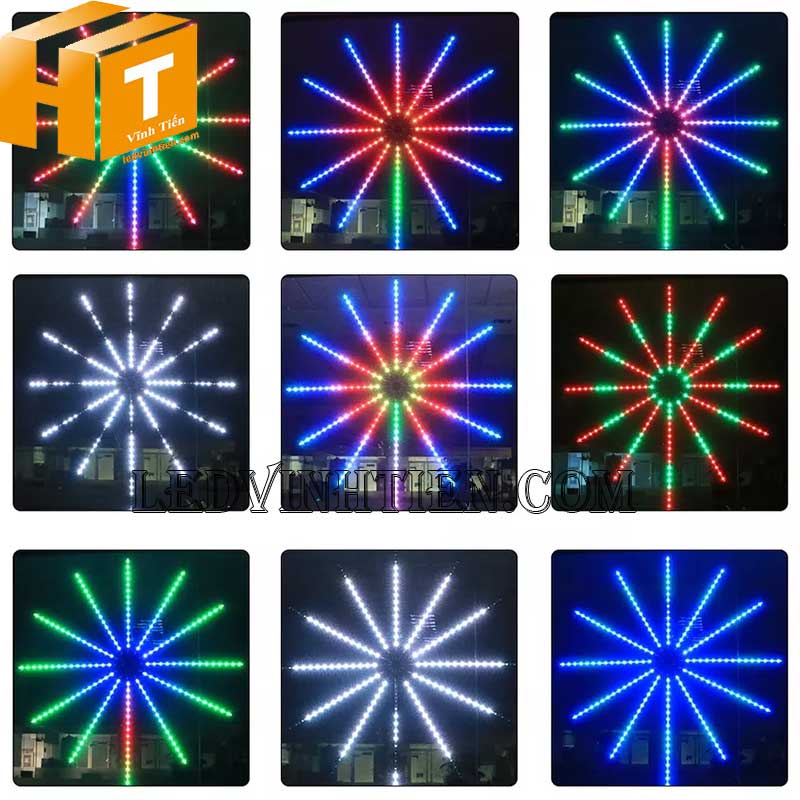Đèn led dây pháo hoa, kết nối qua app giá rẻ