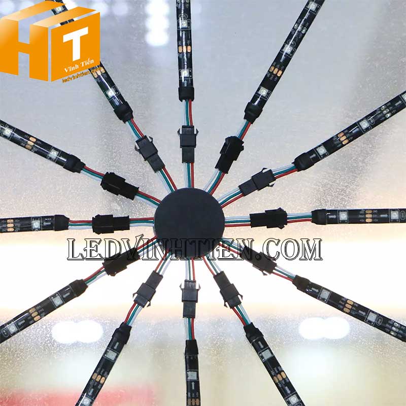 Đèn led dây pháo hoa, kết nối qua app loại tốt tại Vĩnh Tiến