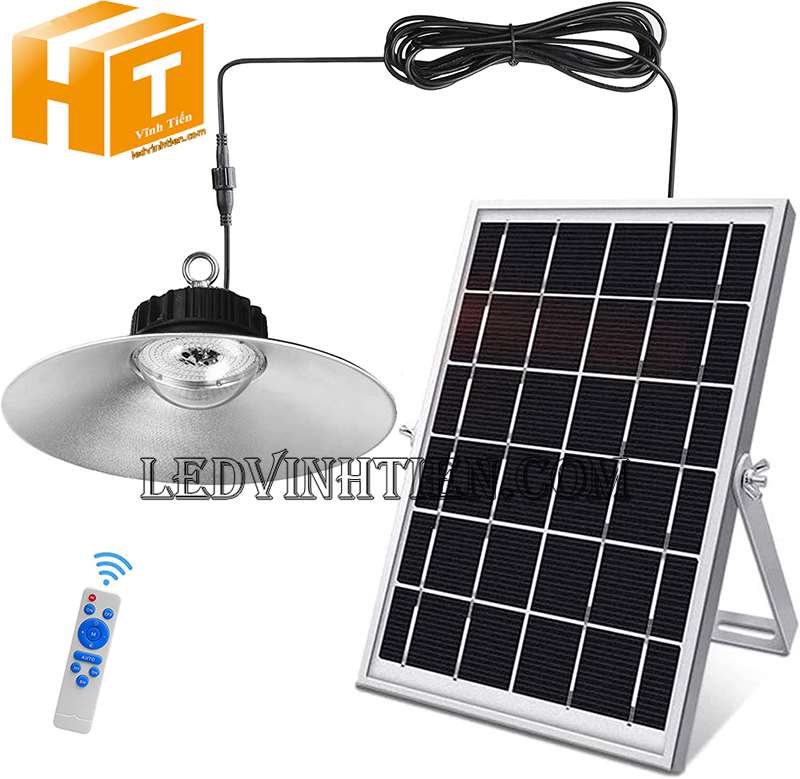 Đèn led nhà xưởng năng lượng mặt trời 100w