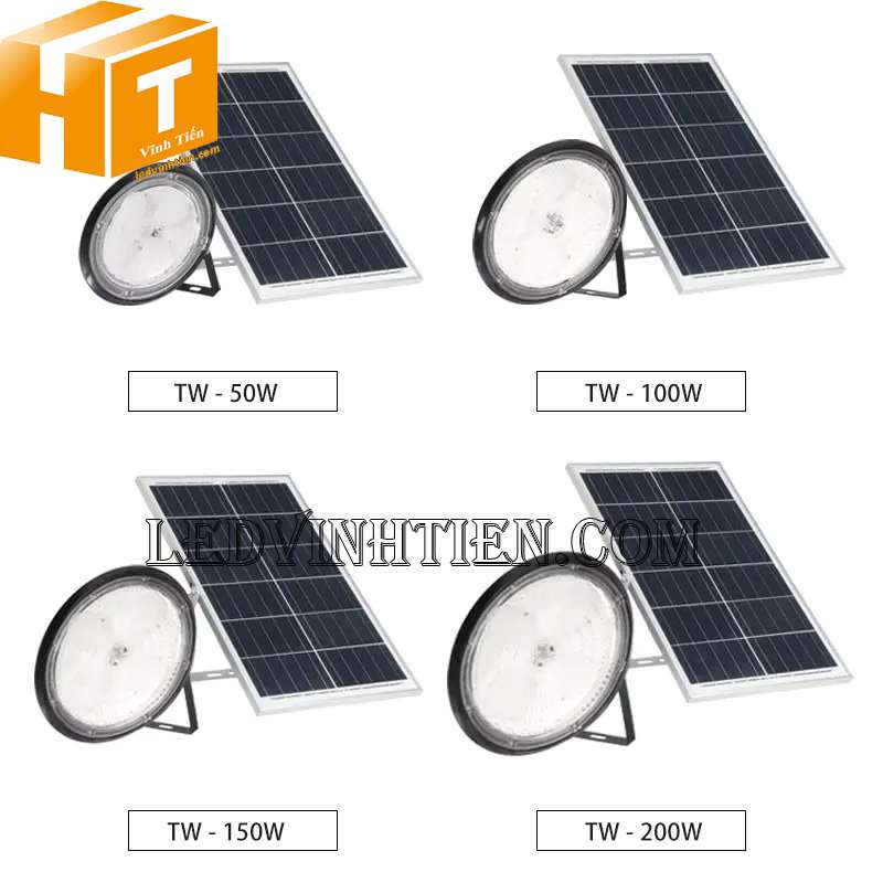 Phân phối đèn led nhà xưởng năng lượng mặt trời 100w tại Phú Yên