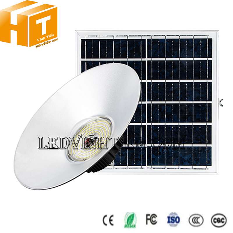 Đèn led nhà xưởng năng lượng mặt trời 100w giá rẻ