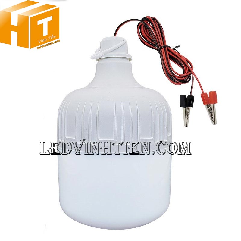 Bóng Đèn LED Búp dùng Bình Ắc Quy 12V - 24V DC