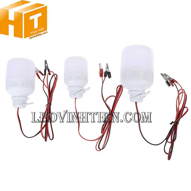 Bóng Đèn LED Búp dùng Bình Ắc Quy