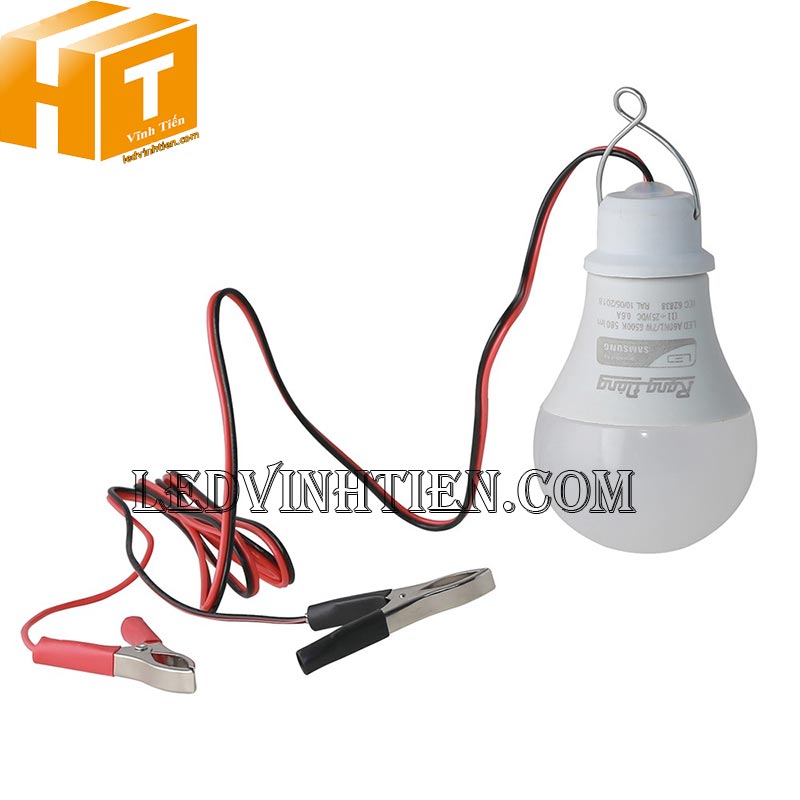 Đèn led búp sạc bình 12V Rạng Đồng