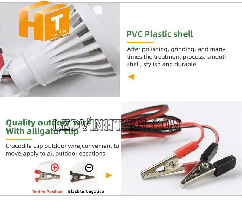 Bán Bóng Đèn LED Búp dùng Bình Ắc Quy 12V giá rẻ