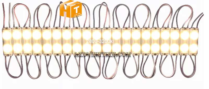 Led module hàn quốc 2 bóng samsung ánh sáng vàng