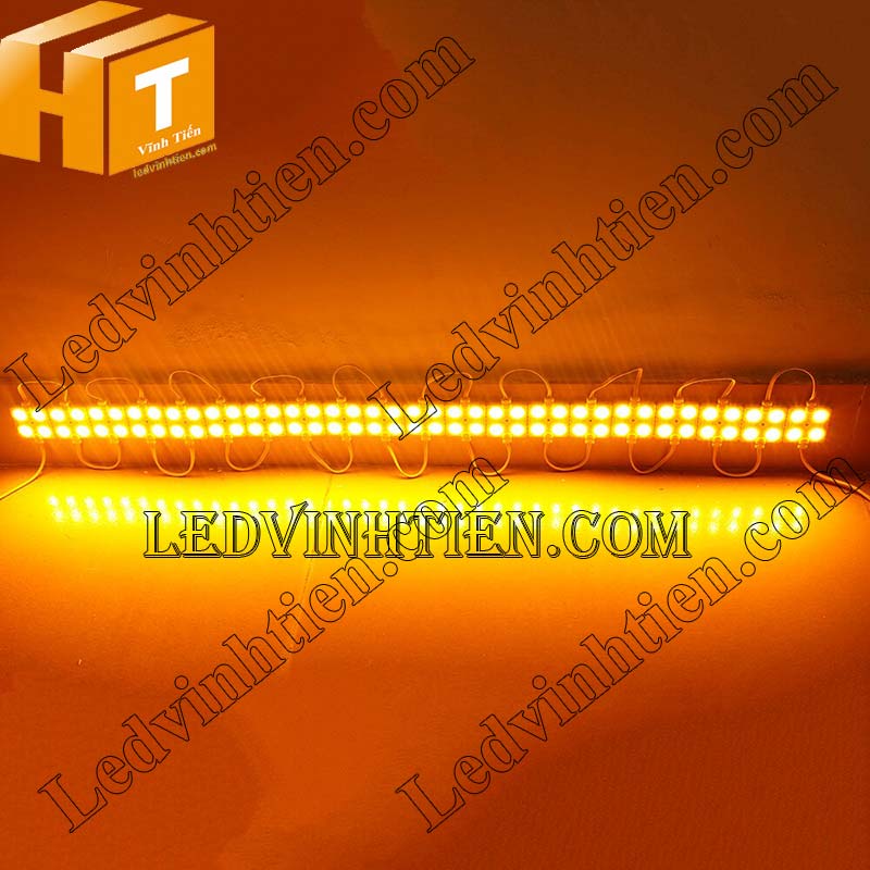 Led hắt 4 bóng GOQ màu vàng cam