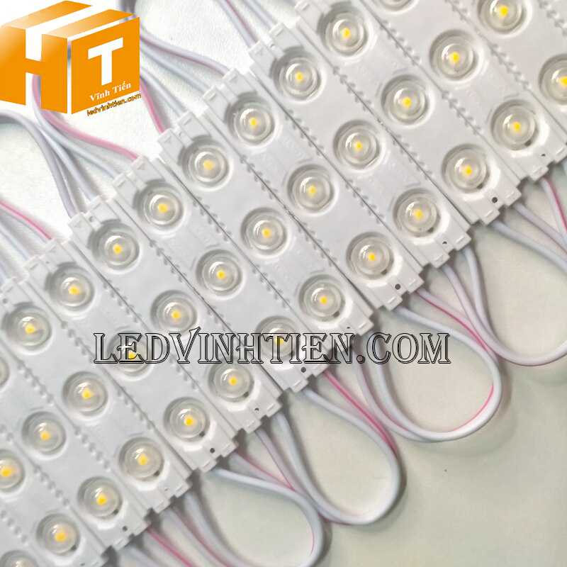 Led module 3 bóng lúp màu vàng nắng