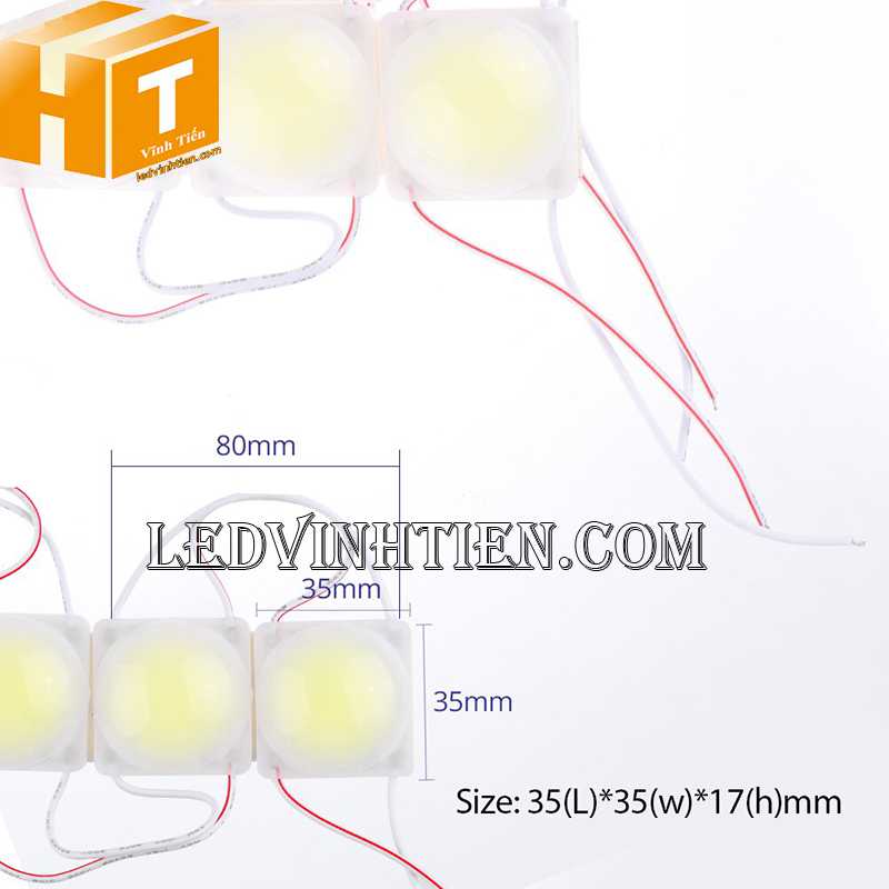 Đèn led module COB hạt DC12V IP66, loại tốt, giá rẻ