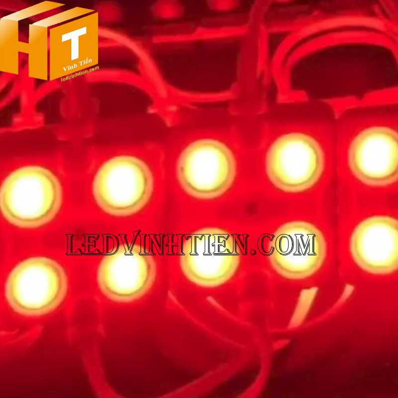 Led module DC12V 4 bóng màu đỏ