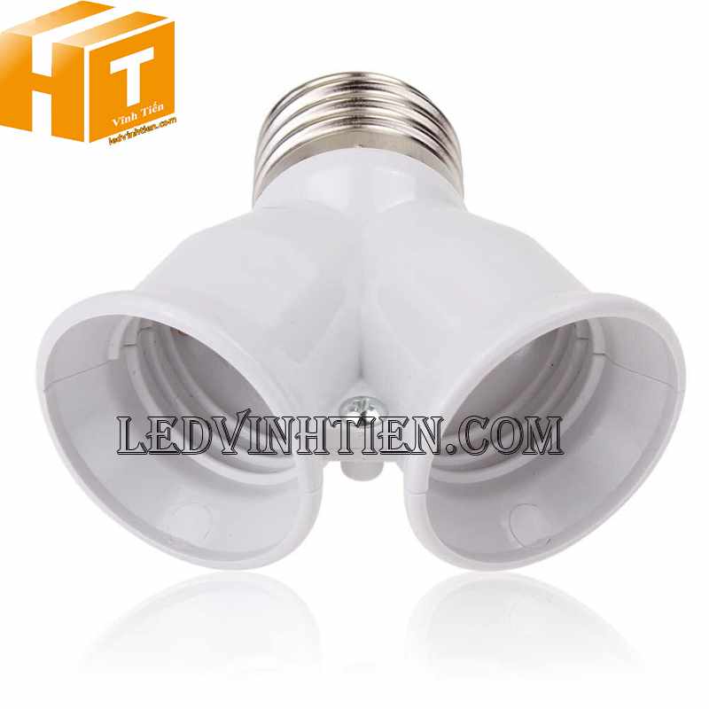 Đui đèn chia 2 bóng loại tốt, giá rẻ