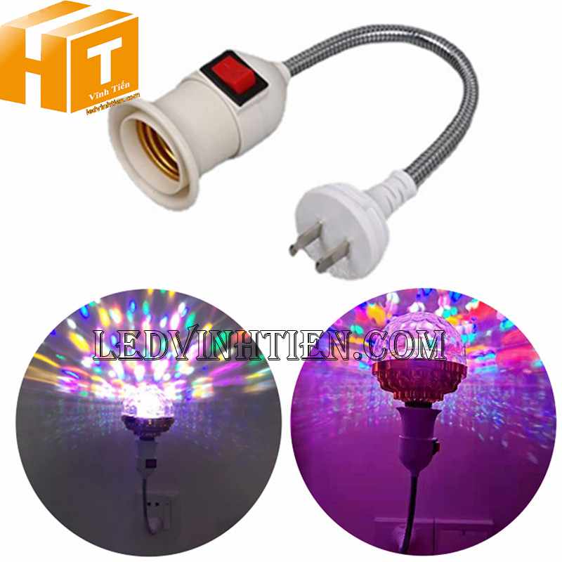 Đui đèn lò xo E27 loại tốt tại Ledvinhtien.com