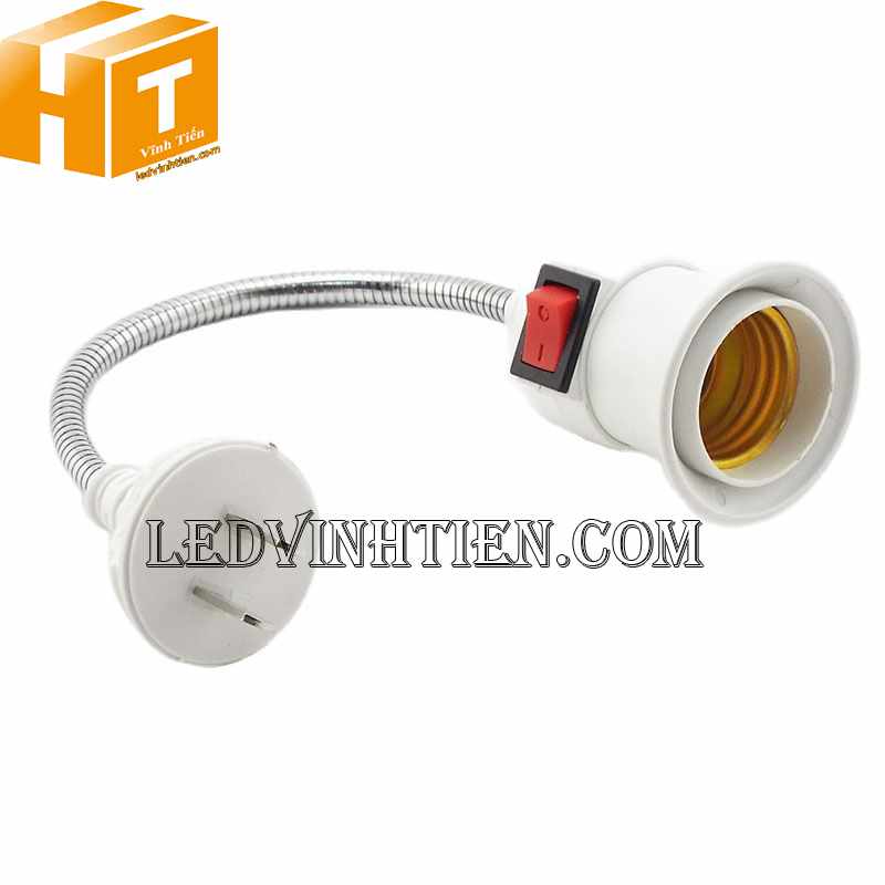 Đui đèn lò xo E27 loại tốt chính hãng Vĩnh Tiến