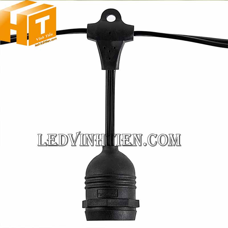 dây đèn kín nước thả ngoài trời